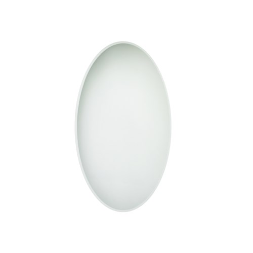 Specchio ovale molato