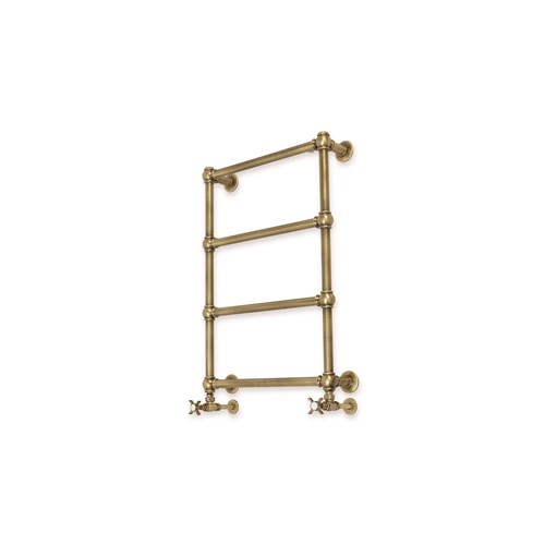 Brass wall towel warmer, electric version 270 W