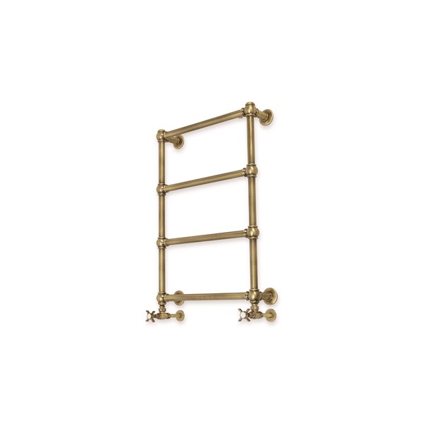 Brass wall towel warmer, electric version 270 W