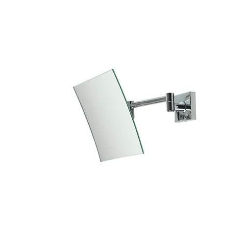 Specchio ingranditore 3x a parete con supporto snodato singolo