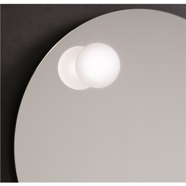 Lampada per specchio forato Ø 10 su specchio 