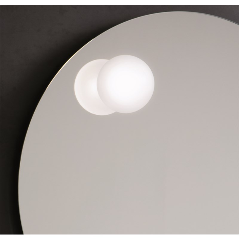 Lampada per specchio forato Ø 10 su specchio 