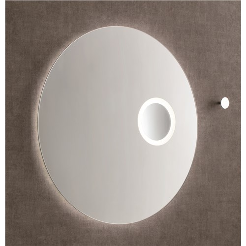 Specchio filo lucido con ingranditore 3x illuminazione LED