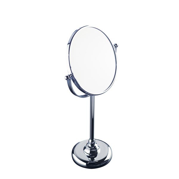 Specchio ingranditore 3x bifacciale con base