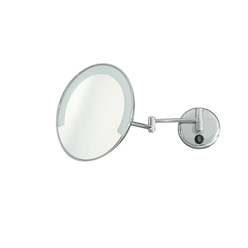 Specchio ingranditore 3x da parete con illuminazione