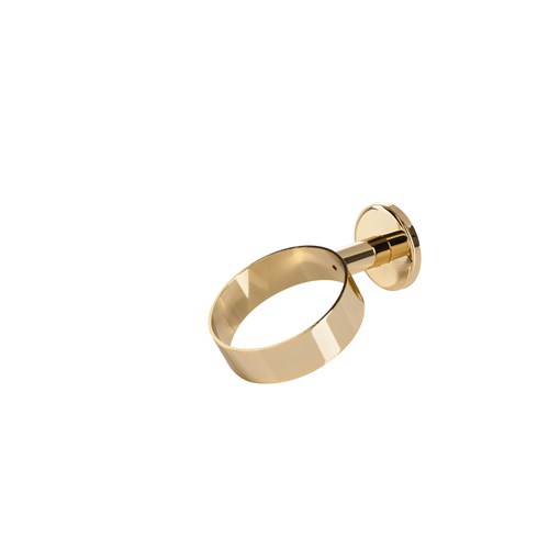 Porta piastra per capelli in ottone - oro